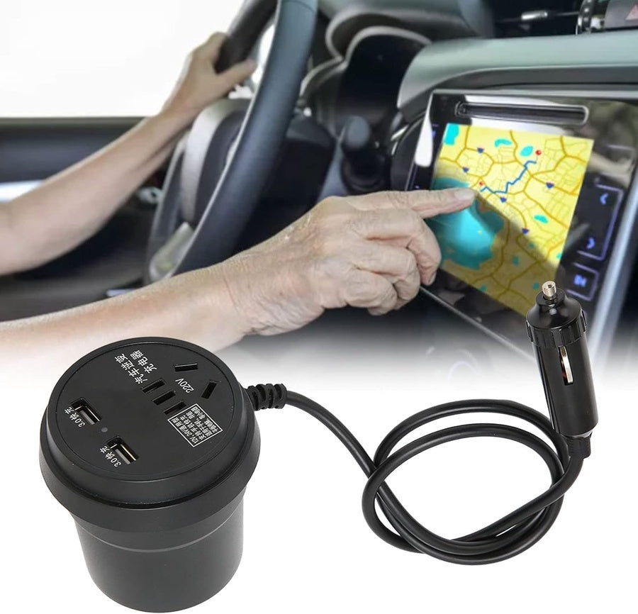 راس شاحن سيارة متعدد AB-004