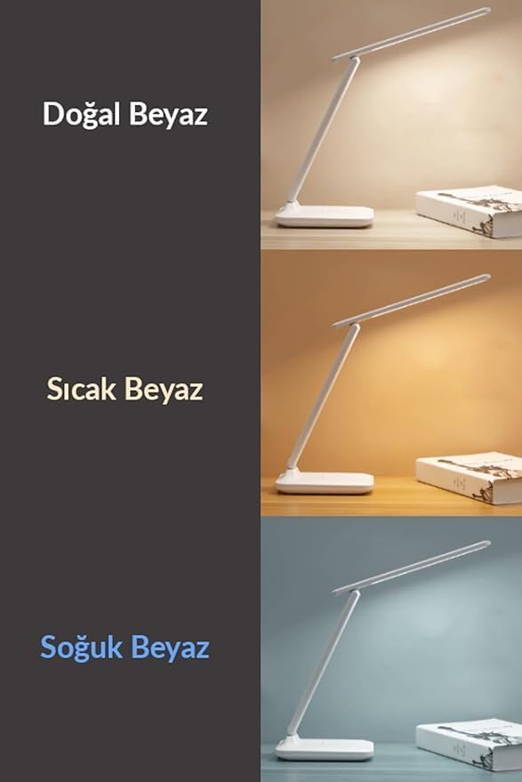 اباجورة ليد 3 الوان اضائة و3 مستويات AB-007