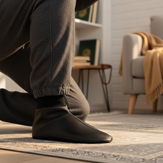 عرض راحة القدم 3 خف جلد اصلي و 3 شربات قطن هدية TR0429